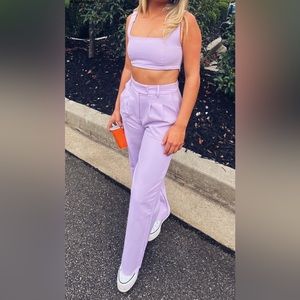 Princess Polly lavender 2 piece set